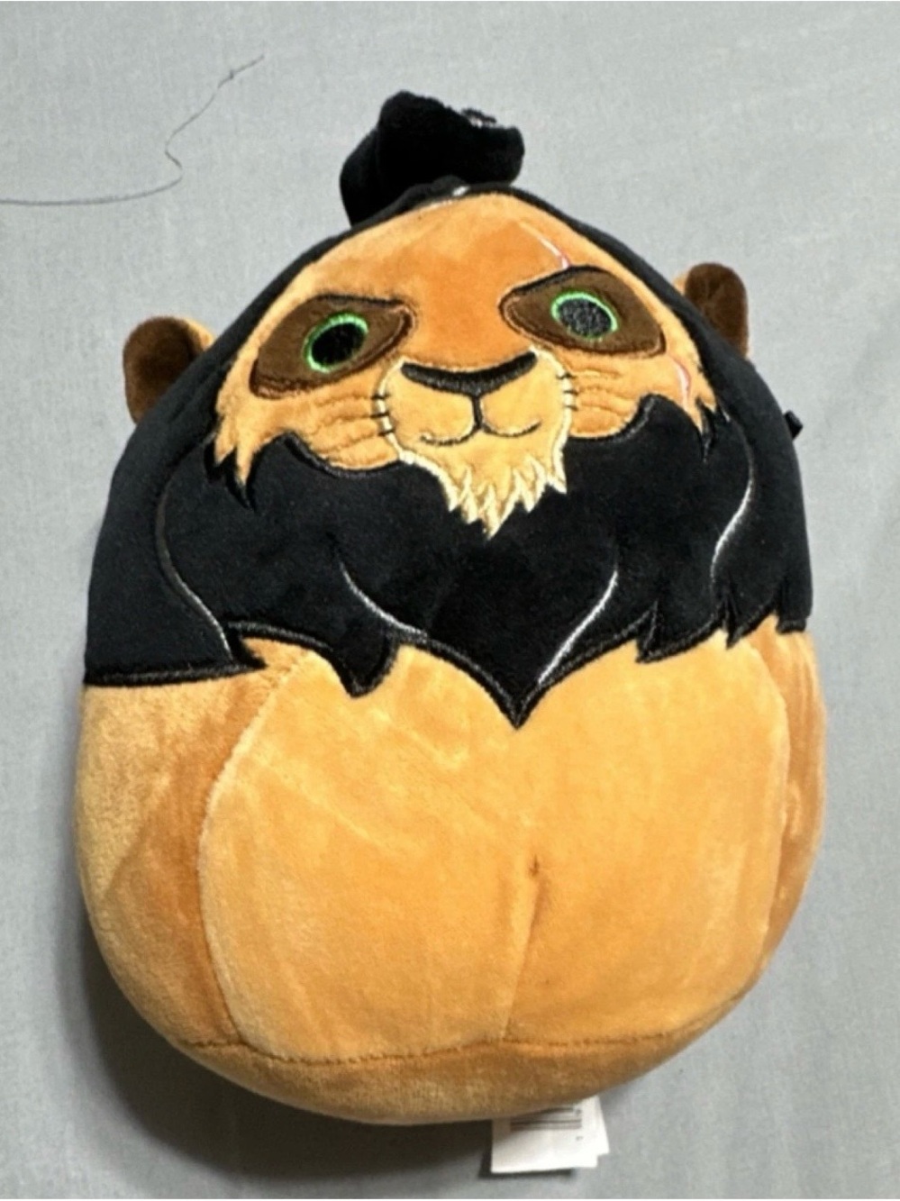 Disney Plush Lion Tag Toy in Golden Brown and White